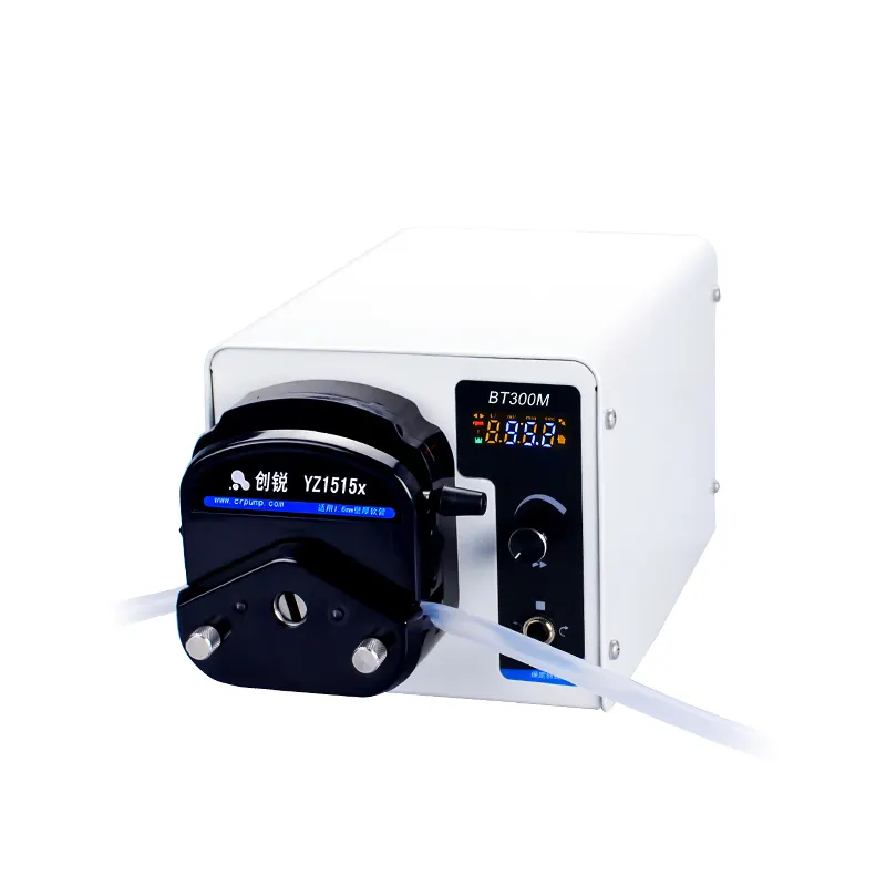 BT300M/YZ1515x High quality digital food grade independent head Lab Dosing Metering Peristaltic Saline Pump