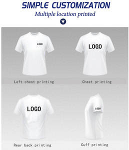 Camisetas de Algodón Grueso de Alta Calidad para Hombre, Talla Grande, 180g, Tejidas, Ecológicas, Personalizadas con Estampado, Manga Corta - Product Image 5