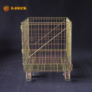 Entrepôt Stockage Empilable Fil Métallique Boîte <span class=keywords><strong>Mesh</strong></span> Conteneur pour Bouteille de Vin - Product Image 3