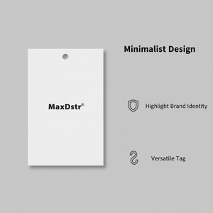 High-end Retro Style Premium Waterproof Paper Eco-friendly Hangtag Gold Foil Printed Suitable for Shoes Bags Clothing - Product Image 2