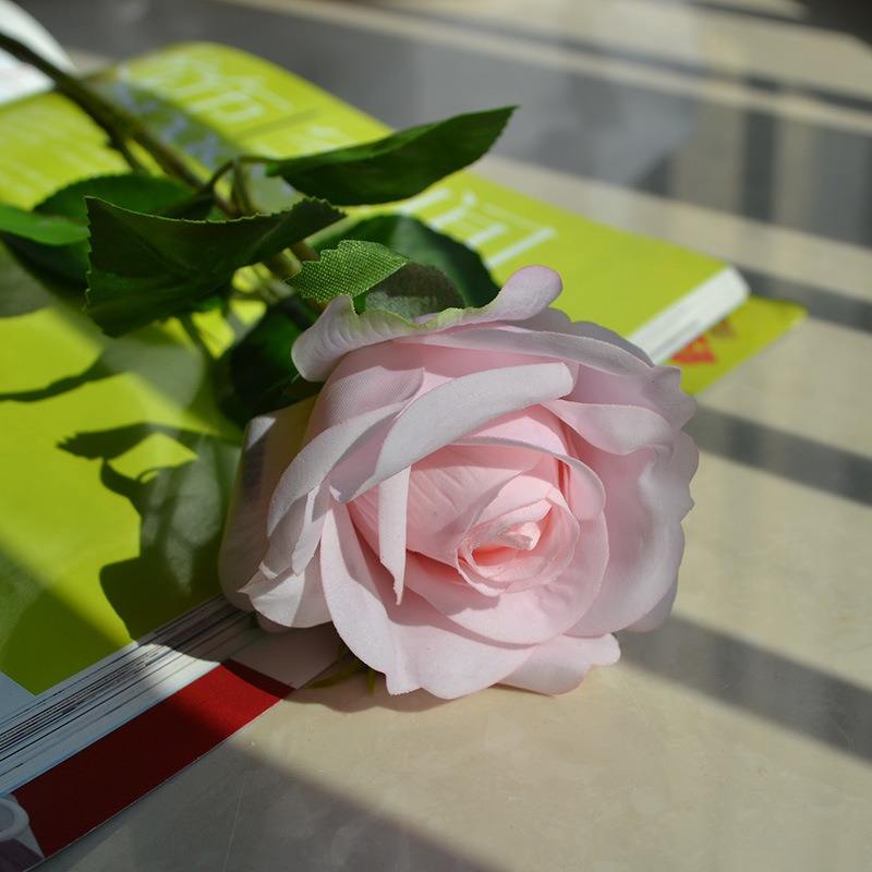 KEWEI T955 Cheap Real Touch Red Roses Artificial Rose Flowers Roses