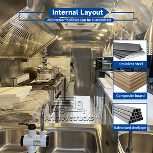 Camión de Comida Móvil Comercial para Exteriores, Remolcable, para Restaurante, <span class=keywords><strong>Kebab</strong></span>, Barbacoa, Shawarma, en Venta en <span class=keywords><strong>España</strong></span> - Product Image 3