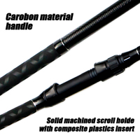 Kustom serat karbon 2 bagian Fuji panduan Cina 10 kaki kualitas tinggi tongkat pancing ikan mas 13ft 10ft 9ft tongkat pancing ikan mas