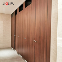Jialifu - Sistema de Mamparas para Baños Públicos, Diseño Moderno, Tablero Fenólico, Lámina HPL Impermeable, para Hoteles