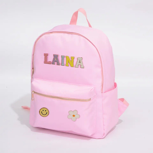 <span class=keywords><strong>Mochilas</strong></span> Escolares de Chenilla Personalizadas con Letras Universitarias, Ligeras, Impermeables, de Color Caramelo, <span class=keywords><strong>para</strong></span> Adolescentes y Mujeres - Product Image 1