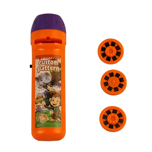 <span class=keywords><strong>Linterna</strong></span> de Proyección de Dinosaurios, Juguete Educativo para Niños, Proyector con Discos de Diapositivas, Juguetes Interactivos de Aprendizaje, Logotipo Personalizado - Product Image 3