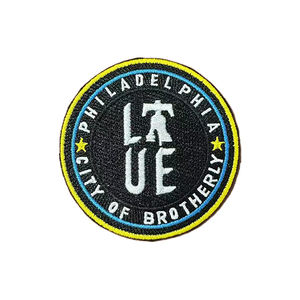 Kunden spezifische gestickte Philadelphia Baseball Aufbügeln Patches für Trucker Hat für Rugby und Football League Games - Product Image 5