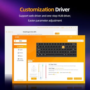 Mua irok nd63pro nhanh chóng kích hoạt chuyển đổ<span class=keywords><strong>i</strong></span> từ tính 60% TKL nóng trao đổ<span class=keywords><strong>i</strong></span> cơ khí bàn phím RGB lập trình có dây chơ<span class=keywords><strong>i</strong></span> Game bàn phím - Product Image 3