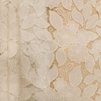 Le dernier tissu spécifique de créateur de broderie en mousseline de soie coupé à la main pour robes robes de mariée tissus de dentelle Voile suisse