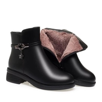 Nouveaux styles 2026 – Bottines élégantes à talon carré de 4,5 cm pour femme – Collection Hiver