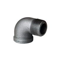 Codo Reductor de Rosca Interna y Externa SME B16.11 90, Reductor NPT de Alta Presión, Accesorios de Tubería Galvanizados en Zinc, Clase 150