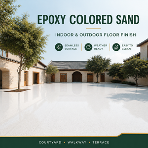Peinture époxy auto-nivelante colorée pour sols - Revêtement liquide résistant à l'usure pour sols époxy intérieurs et extérieurs - Product Image 3