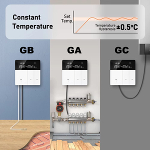 Kit d'automatisation de la maison intelligente à écran tactile le plus vendu, contrôleur de température ambiante, thermostat intelligent WIFI - Product Image 6