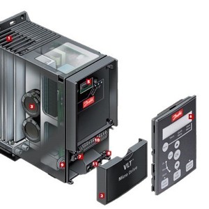 อินเวอร์เตอร์ปรับความถี่สามเฟส Danfoss Vlt AutomationDrive รุ่น Fc51 ซีรีส์ 380V สำหรับใช้งานในอุตสาหกรรม - Product Image 3