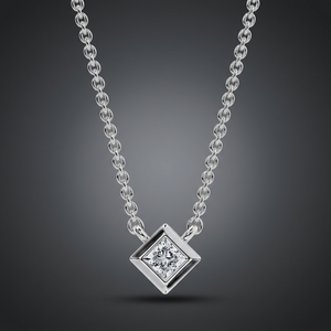 Hermoso Colgante de Diamantes Reales, Joyería Fina de Diseño de Lujo, Elegante Collar con Colgante, Regalo para Mujer - Product Image 3