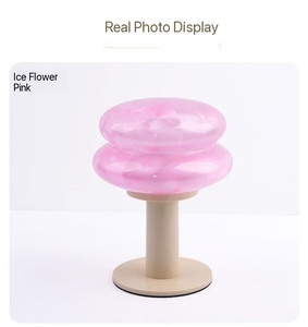 Lámpara de Mesa Recargable con Forma de Hongo y Tarta de Huevo, Perfecta <span class=keywords><strong>para</strong></span> Dormitorio, Estudio o Mesita de Noche; una Luz Nocturna de Escritorio de Ensueño y Ambiente. - Product Image 5