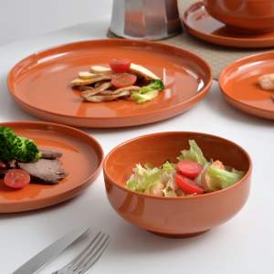 <span class=keywords><strong>12</strong></span> <span class=keywords><strong>piezas</strong></span> 30%/ 100% juego de cena de <span class=keywords><strong>melamina</strong></span> juegos sencillos utensilios de cocina personalizados <span class=keywords><strong>vajilla</strong></span> de <span class=keywords><strong>melamina</strong></span> con punto de pulverización - Product Image 4