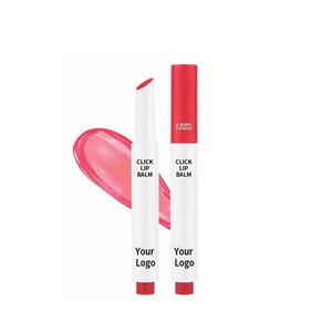 Contenedores de tubo de lápiz labial corrector Click rosa con logotipo personalizado para bálsamo labial - Product Image 5