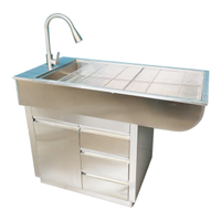 Réglable Pliant Toilettage Chirurgie Examen Vétérinaire Table D'opération Vétérinaire Clinique pour Chien Caractéristiques Instruments Chirurgicaux