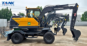 Excavadora de Ruedas <span class=keywords><strong>HYUNDAI</strong></span> HW80G Original, Máquina Excavadora de Alta Eficiencia en Stock - Product Image 6