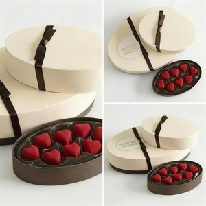 Emballage en tube de papier écologique de haute qualité, personnalisé et fourni par l'usine, pour chocolats, bonbons et biscuits - Product Image 2