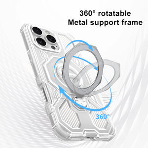 Coque robuste anti-chute pour <span class=keywords><strong>iPhone</strong></span> 17 Pro Max, étui magnétique robuste pour <span class=keywords><strong>iPhone</strong></span> 16 15 14 <span class=keywords><strong>13</strong></span> Pro, protection intégrale avec béquille, coque blindée - Product Image 2