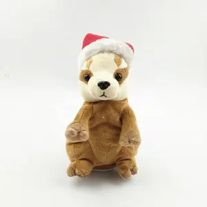 Лидер продаж, Очаровательная мягкая плюшевая игрушка с рождественской шляпой