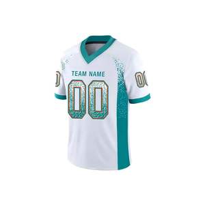 Fabricante de Pakistán, nuevo diseño personalizado, alta calidad, 100% poliéster, camiseta de fútbol americano para adultos - Product Image 5