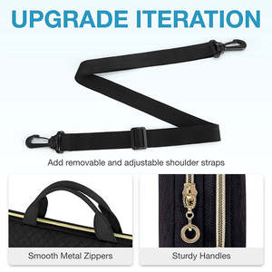 BSCI Custom Popular Protective Custom Waterproof Pink Briefcase Carrying <strong>Case</strong> Laptop Sleeve Bag <strong>for</strong> Women - Product Image 4