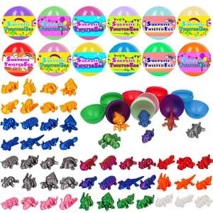 Juguete de <span class=keywords><strong>Bola</strong></span> Sorpresa Impreso en 3D <span class=keywords><strong>con</strong></span> Monedas, <span class=keywords><strong>Bola</strong></span> de Juguete Miniatura de 45 mm para Premios de Guardería - Product Image 1