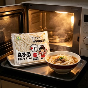Fideos <span class=keywords><strong>Udon</strong></span> Instantáneos Listos para Comer, Sabor a Salsa de Soya, Sopa de Algas Dashi, Comida Asiática Rápida - Product Image 1