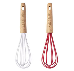 Vente en gros de KIGA-172 WELLFLYER <span class=keywords><strong>mini</strong></span> <span class=keywords><strong>fouet</strong></span> à oeufs en <span class=keywords><strong>silicone</strong></span> avec manche en bois, outil de <span class=keywords><strong>cuisine</strong></span> durable pour la pâtisserie et la <span class=keywords><strong>cuisine</strong></span> - Product Image 1