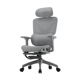 Silla de oficina giratoria con respaldo alto de lujo contemporáneo, asiento de ordenador ergonómico de malla de soporte Lumbar para un trabajo cómodo, estilo CEO - Product Image 5