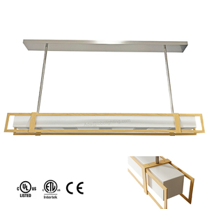 Cư trú trọ bởi marriott chiếu sáng khách sạn kim loại bằng gỗ khung kết thúc phần còn lại khu vực LED mặt dây đèn với ul được liệt kê - Product Image 1