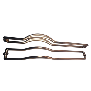 Poignée de porte moderne de luxe personnalisée en alliage <span class=keywords><strong>d</strong></span>'<span class=keywords><strong>aluminium</strong></span> avec verre électroplaqué en acier épaissi pour poignées de porte principale - Product Image 3