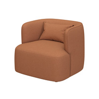 Nouveauté 2026 : Fauteuil lounge monoplace polyvalent en bois massif, un fauteuil multifonctionnel pour le salon