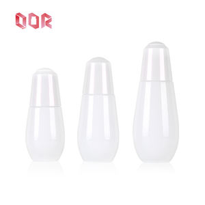 Flacon en verre de luxe 30ml 50ml 75ml, fond épais blanc, flacons d'huile essentielle, flacons de sérum, flacons d'huile d'olive avec pipette compte-gouttes - Product Image 1