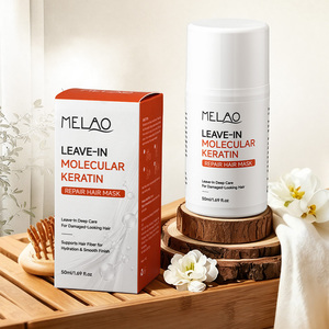Mascarilla Capilar de Queratina de Moléculas Pequeñas de Marca Privada, Tratamiento Reparador Profundo para Cabello Dañado, Mascarilla Capilar de Colágeno y Queratina - Product Image 4