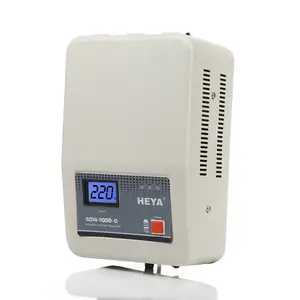 SDW Single Phase Power Voltage Regulator 220V 1000VA Stabilizer with AC Current LCD Display Shopkeeper Recommended SVC Usage