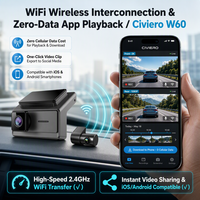 Nouvelle Caméra de Tableau de Bord Double Objectif 2026 pour Voiture, Enregistreur DVR 24h/24 HD 2K 1080P, Caméra de Tableau de Bord Double Objectif WiFi Boîte Noire