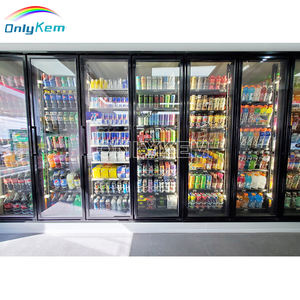 新超市走进冷却器、饮料冷却器室、展示冷藏室和带玻璃门加油站冷却器的冰柜 - Product Image 6