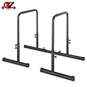 CZFIT Factory Best Seller High Quality Gym Fitness Equipment Parallel Dip Bars Non-slip <b>Strength</b> <b>Training</b> Pipe Dip Station - Product Image 5