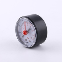 Manufacturer Supply 50mm Plastic-case Push-in Type Standard Pressure Gauge Adjustable Plastic Red Pointer Customizable Model Add