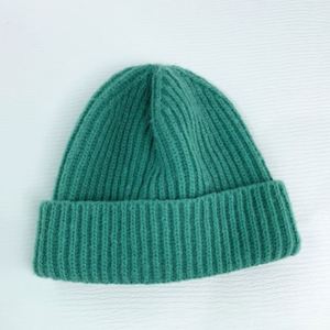 Custom Solid Color 2-7Year Kids Knitted Acrylic Wool Children Rib <b>Beanie</b> <b>Hat</b> Winter Warm Loose Knit Cap - Product Image 3