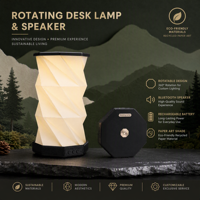 Lanterne en papier pliable personnalisable avec impression de logo, lumière d'ambiance pliable pour cadeaux d'entreprise, voyages en plein air