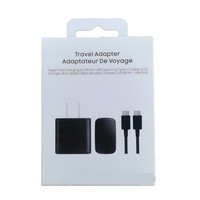 Adaptateur secteur USB-C EP-TA845 45W de haute qualité, chargeur mural Type C, charge super rapide pour Samsung S20 S21 S22 S23 S24