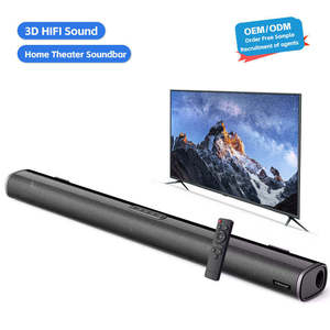 Barra de Sonido Inalámbrica Bluetooth para TV, Sonido Envolvente Estéreo y Adaptador, Calidad de Audio Superior para Cine en Casa - Product Image 1