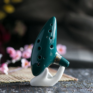 <span class=keywords><strong>Ocarina</strong></span> de l'Époque en Céramique, Flûte <span class=keywords><strong>Ocarina</strong></span> à 12 Trous, Clé Alto C, Disponible en Plusieurs Couleurs, Vente en Gros d'Instruments de Musique - Product Image 1