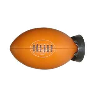Ballon de rugby professionnel taille 5 cuir véritable durable tous temps avec une forte adhérence conception de performance améliorée - Product Image 1