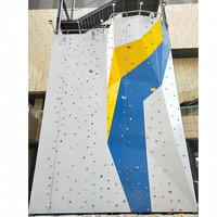 Panneaux de mur d'escalade intérieur/extérieur commerciaux, mur d'escalade artificiel, mur d'escalade rocheux, jeux pour enfants